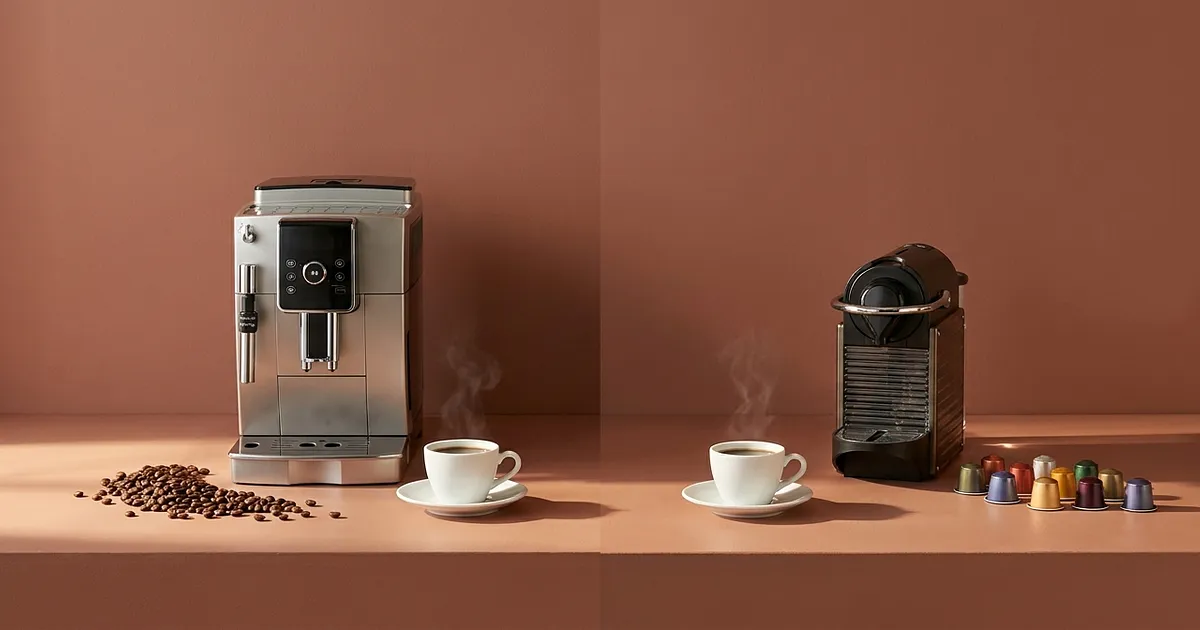 Kaffeebohnen oder Kapseln: der echte Preis pro Tasse über 3 Jahre
