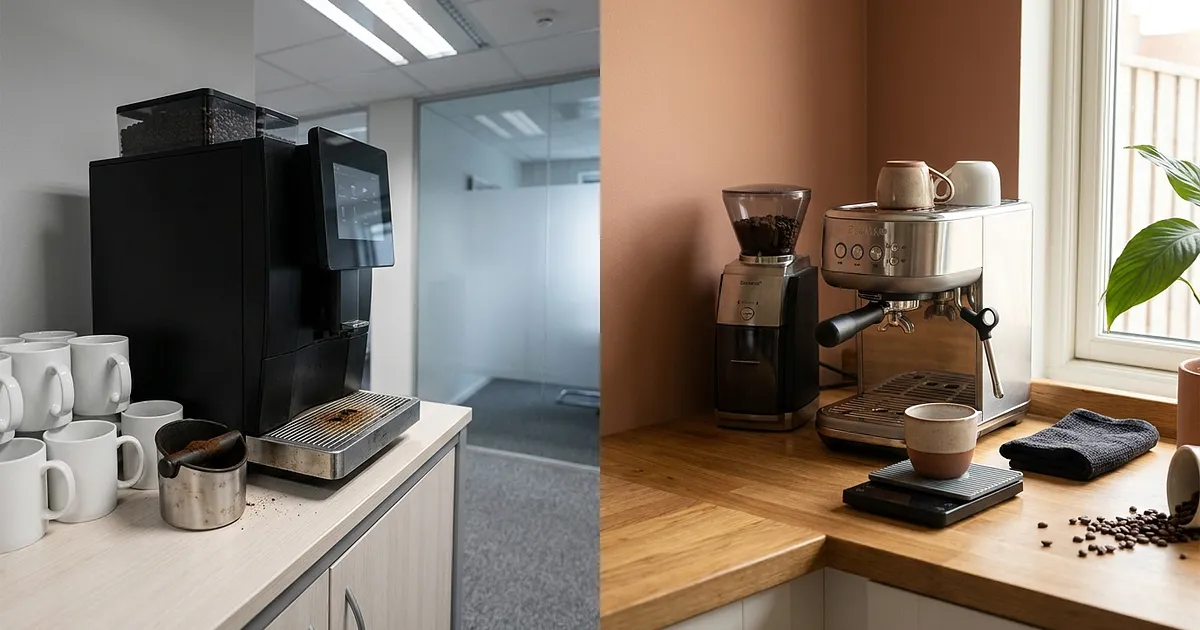 Kaffeemaschine fürs Büro: was sich gegenüber zu Hause ändert
