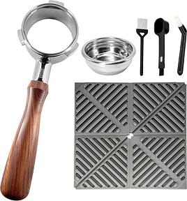 Porte-filtre sans fond 58 mm à trois oreilles (nu, pour observer l'extraction)