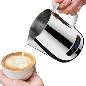Pichet à lait 600 ml avec thermomètre intégré (inox)