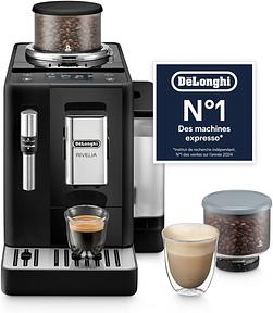 De'Longhi Rivelia EXAM440.35.B - Perfetto Machine à Café Automatique, Réservoir à Grains Interchangeable