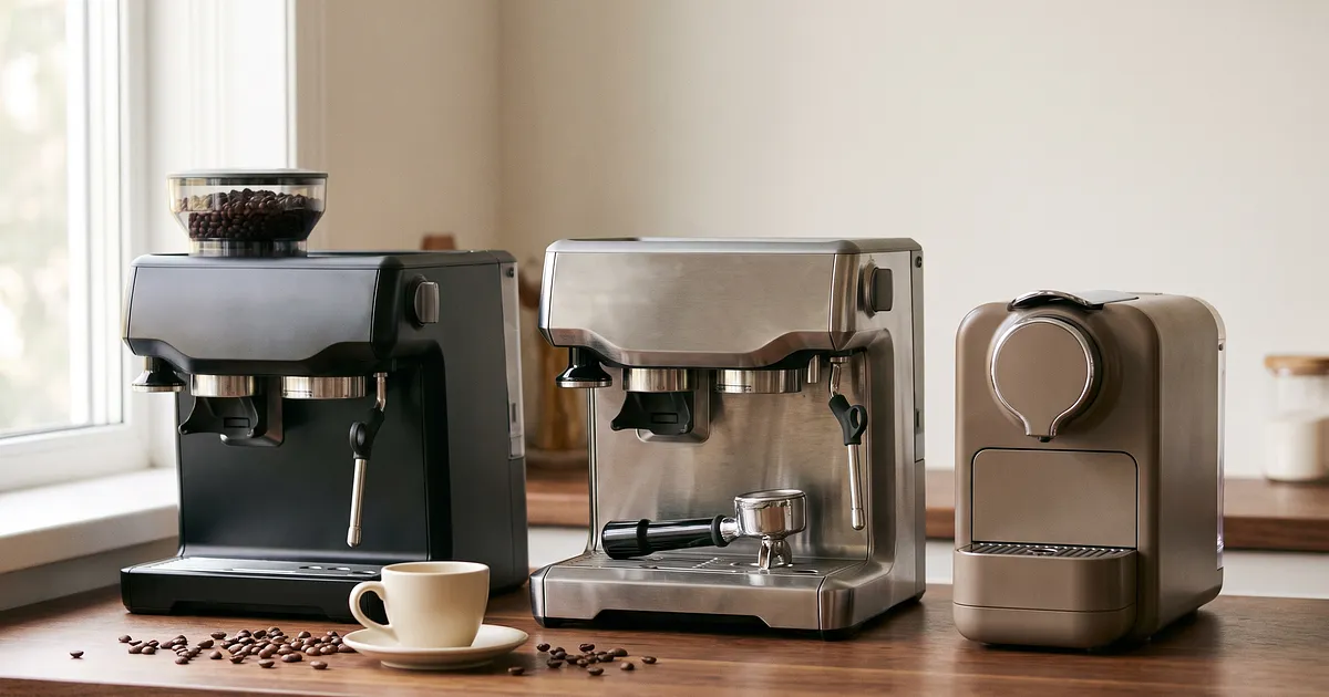 Bean-to-cup coffee machine for beginners: how to pick