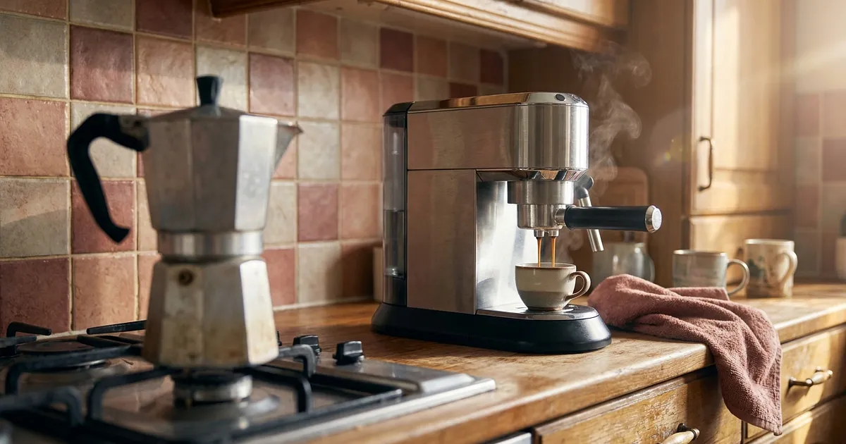 Espressokocher oder Espressomaschine: Was ist der Unterschied?