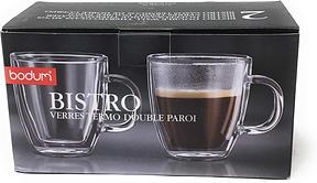 Bodum Bistro – 2 tasses double paroi en verre 150 ml