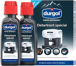 durgol swiss espresso détartrant pour machines à café, 2 x 125 ml