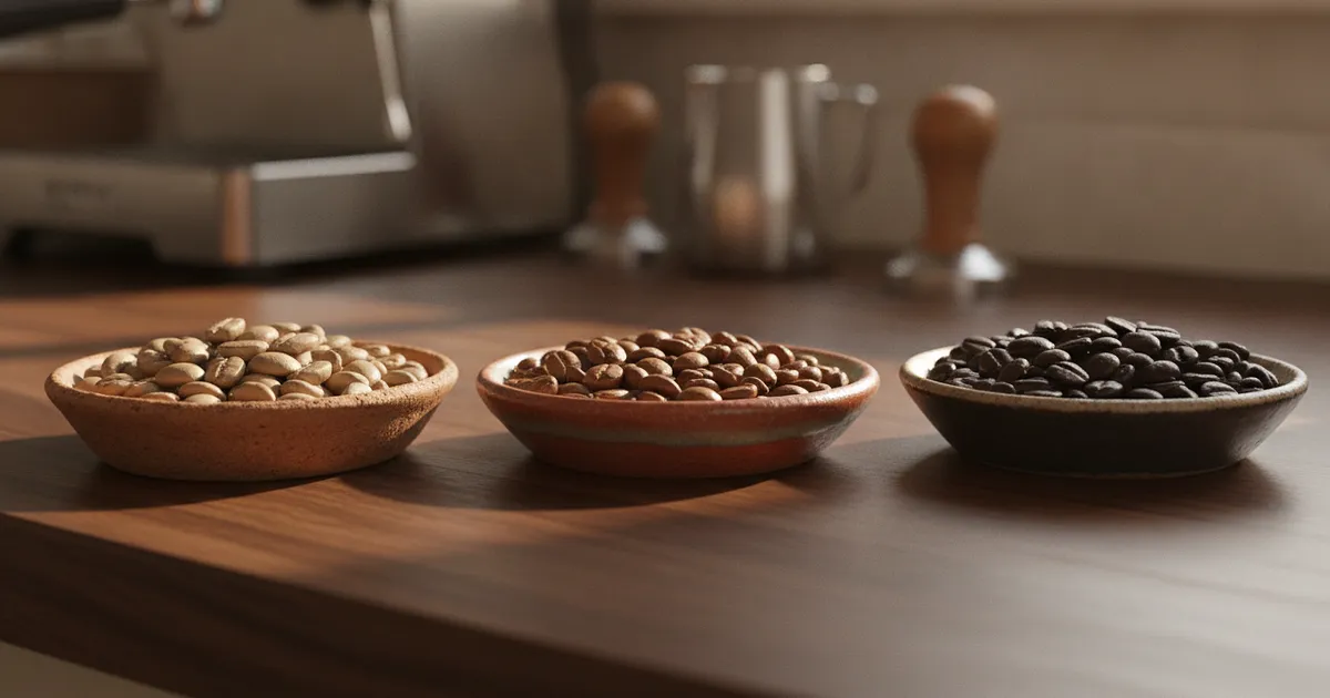 Tueste claro, medio u oscuro para espresso: cuál te conviene de verdad