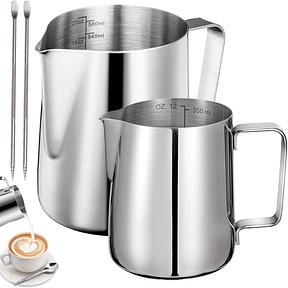 Tianher pot à lait 600 ml en acier inoxydable pour barista