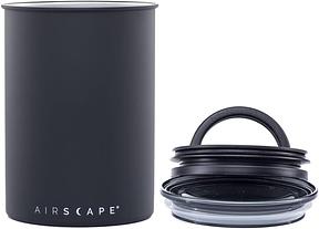 Airscape Boîte de conservation café en acier inoxydable, couvercle hermétique à piston