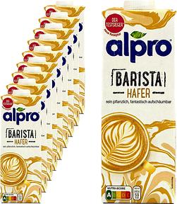 Alpro Boisson à l'Avoine Barista - Lot de 10 x 1 L